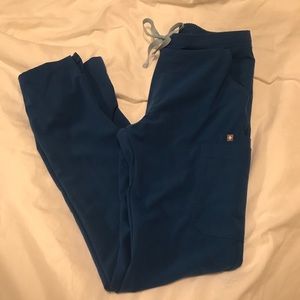 Figs scrub bottoms-Royal blue